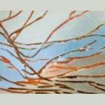 Mennen tullen, askelma 8 / 2003 /
alkydimaalaus ja kaiverrus porraslevylle
(linoleumi, puu) /
13 osaa /
22,5 cm x 90 cm / osa
30 cm x 30 cm