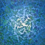 Talviangervo / 2000
akryylimaalaus luonnonlehdille
123 cm x 123 cm